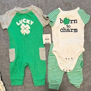 St. Paddy’s Day Baby Sets 0-3